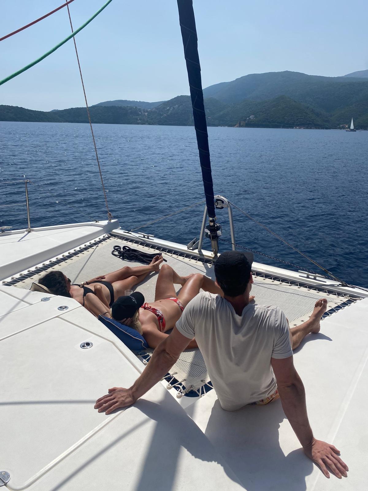 Catamaran in greece Catamaran in greece